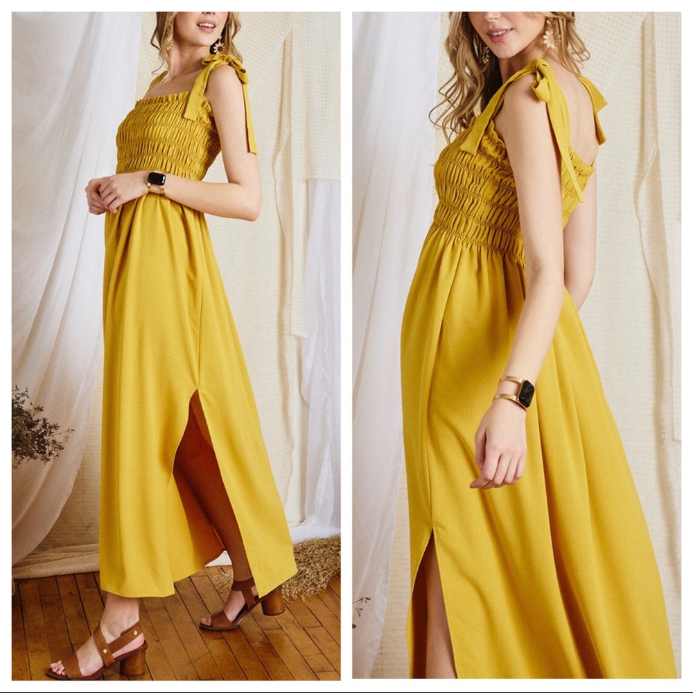 10 My Best Selling Dress Boho Shoulder tie maxi dress - Picture 4 of 4